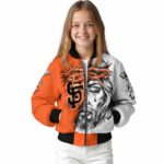 personalized san francisco giants jesus tears orange white jacket best selling