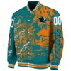 personalized san jose sharks fishing art teal jacket best selling