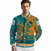 personalized san jose sharks fishing art teal jacket high quality