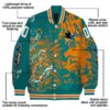 personalized san jose sharks fishing art teal jacket new arrival