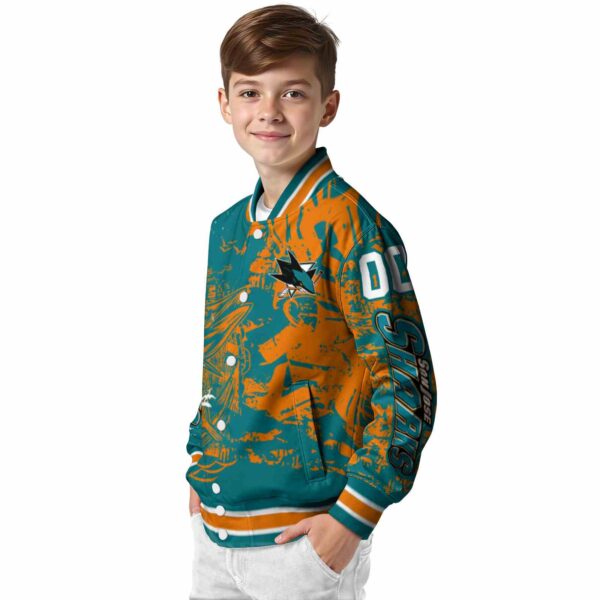 personalized san jose sharks fishing art teal jacket trendy