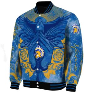 personalized san jose state spartans praying hands blue jacket best selling