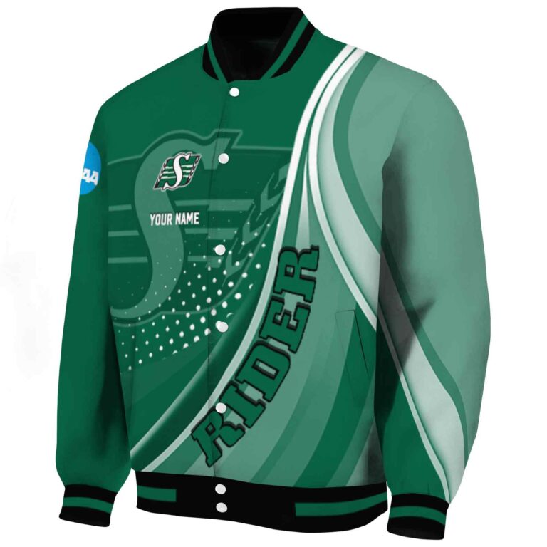personalized saskatchewan roughriders wave patterns green jacket best selling