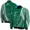 personalized saskatchewan roughriders wave patterns green jacket fashion forward