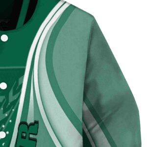 personalized saskatchewan roughriders wave patterns green jacket premium grade