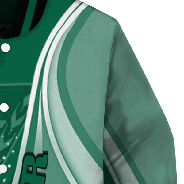 personalized saskatchewan roughriders wave patterns green jacket premium grade