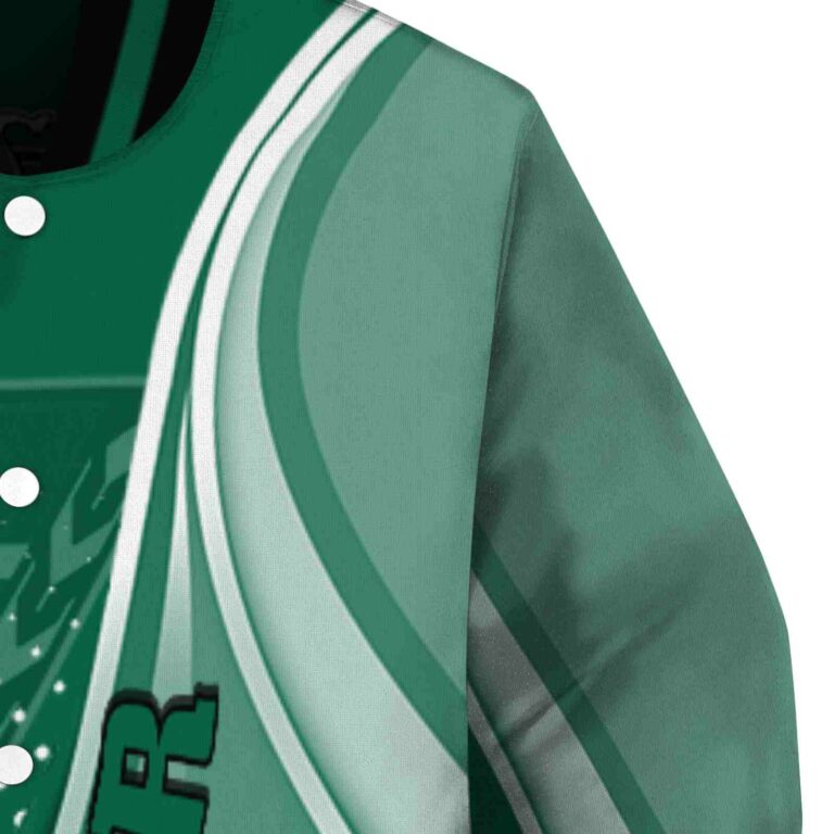 personalized saskatchewan roughriders wave patterns green jacket premium grade