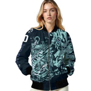 personalized seattle kraken fishing art blue jacket latest model