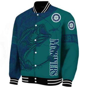 personalized seattle mariners fishing rod green jacket best selling