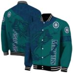 personalized seattle mariners fishing rod green jacket best selling