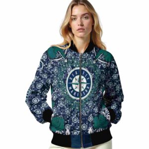 personalized seattle mariners heart explosion navy blue jacket latest model