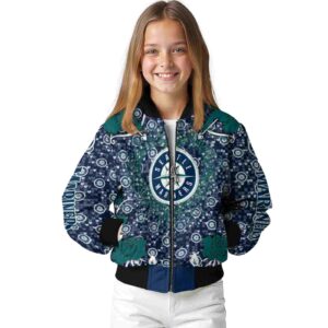 personalized seattle mariners heart explosion navy blue jacket top rated