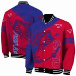 personalized smu mustangs fishing rod red jacket best selling