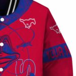 personalized smu mustangs fishing rod red jacket best selling