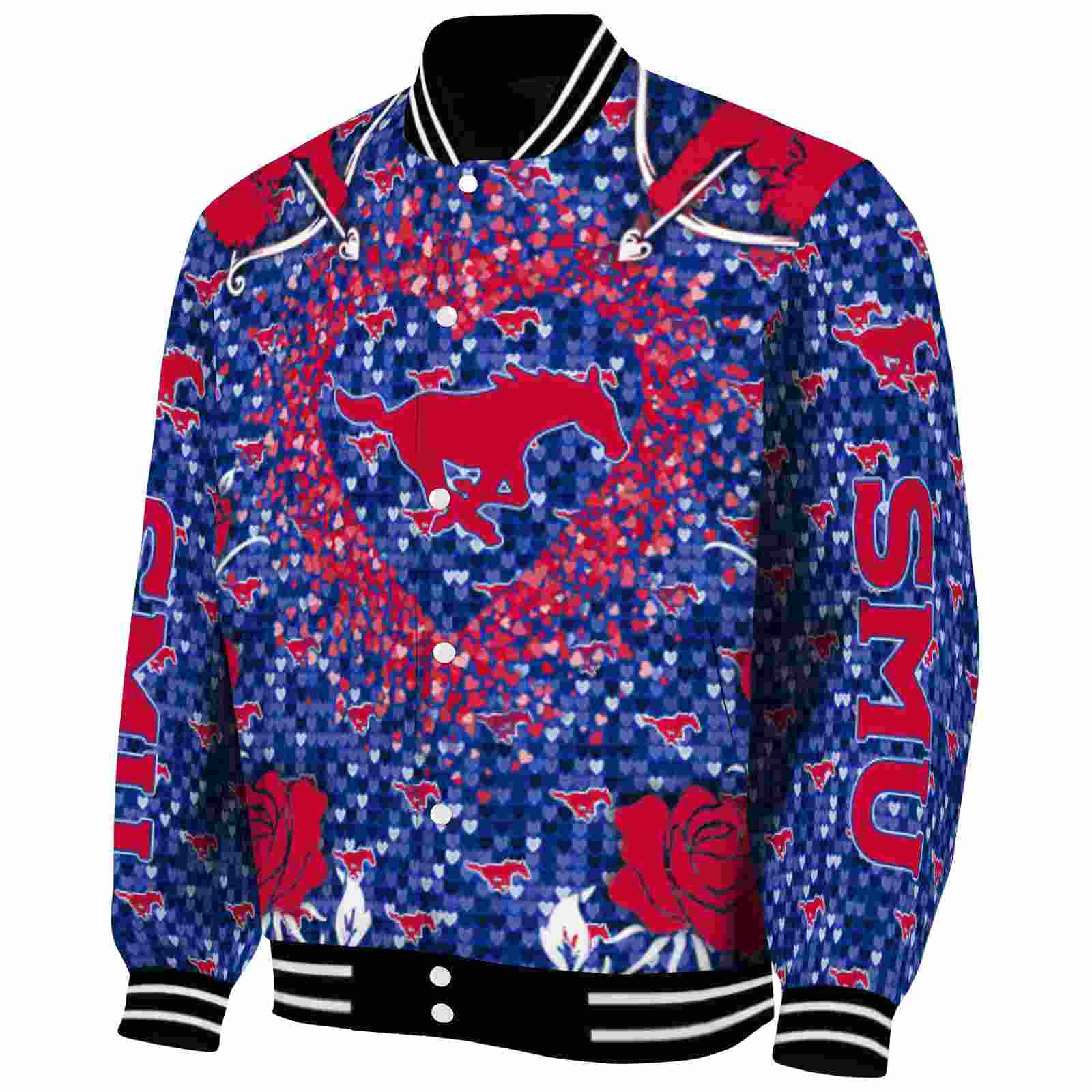 personalized smu mustangs heart explosion blue jacket best selling personalized smu mustangs heart explosion blue jacket best selling