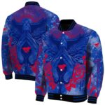 personalized smu mustangs praying hands blue jacket best selling