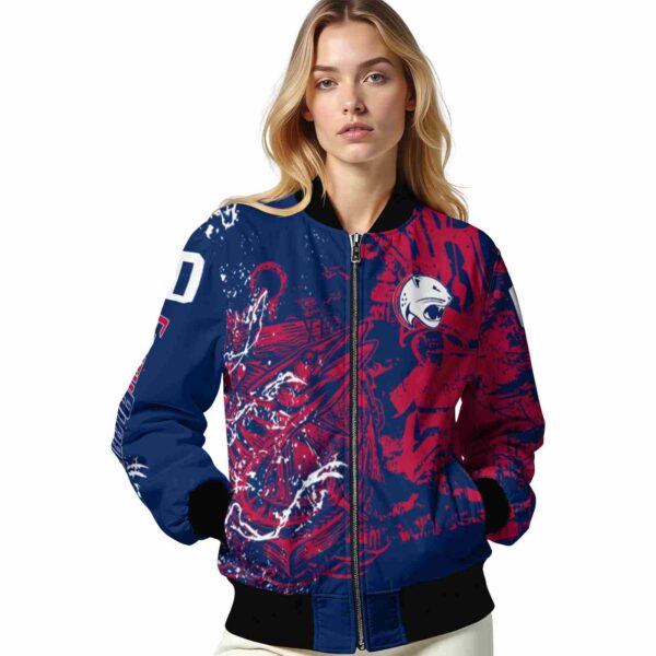 personalized south alabama jaguars fishing art blue jacket latest model