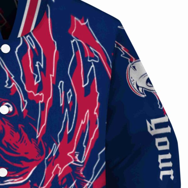 personalized south alabama jaguars fishing passion blue white jacket premium grade