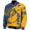 personalized st louis blues fishing rod yellow jacket best selling