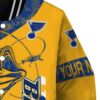 personalized st louis blues fishing rod yellow jacket premium grade