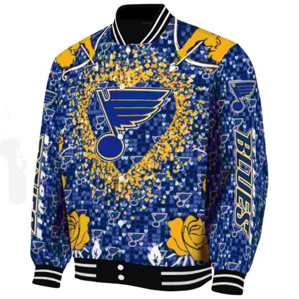 personalized st louis blues heart explosion blue jacket best selling