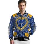 personalized st louis blues heart explosion blue jacket best selling