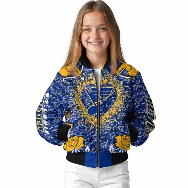 personalized st louis blues heart explosion blue jacket top rated