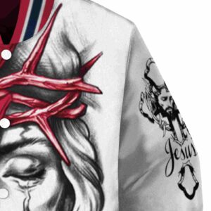 personalized st louis cardinals jesus tears red white jacket premium grade