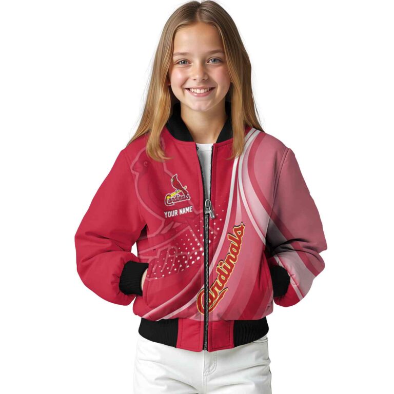personalized st louis cardinals wave patterns red jacket top rated