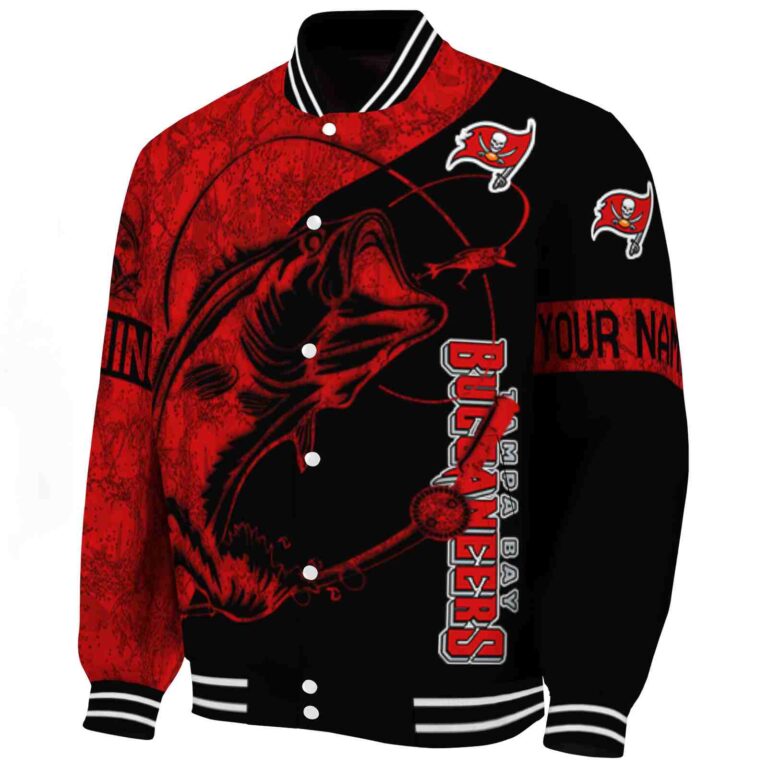 personalized tampa bay buccaneers fishing rod black jacket best selling