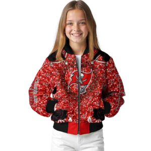 personalized tampa bay buccaneers heart explosion red jacket top rated