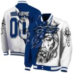 personalized tampa bay lightning jesus tears blue white jacket best selling