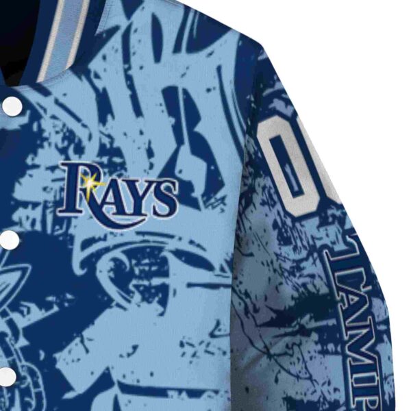 personalized tampa bay rays fishing art navy jacket premium grade