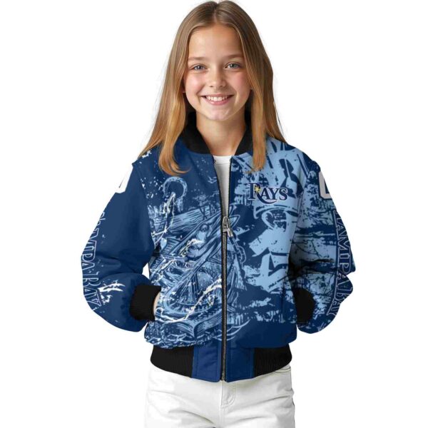 personalized tampa bay rays fishing art navy jacket top rated