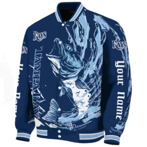 personalized tampa bay rays fishing passion navy white jacket best selling