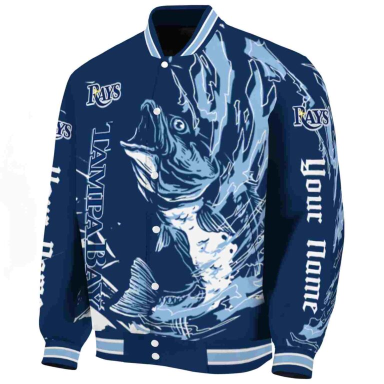 personalized tampa bay rays fishing passion navy white jacket best selling