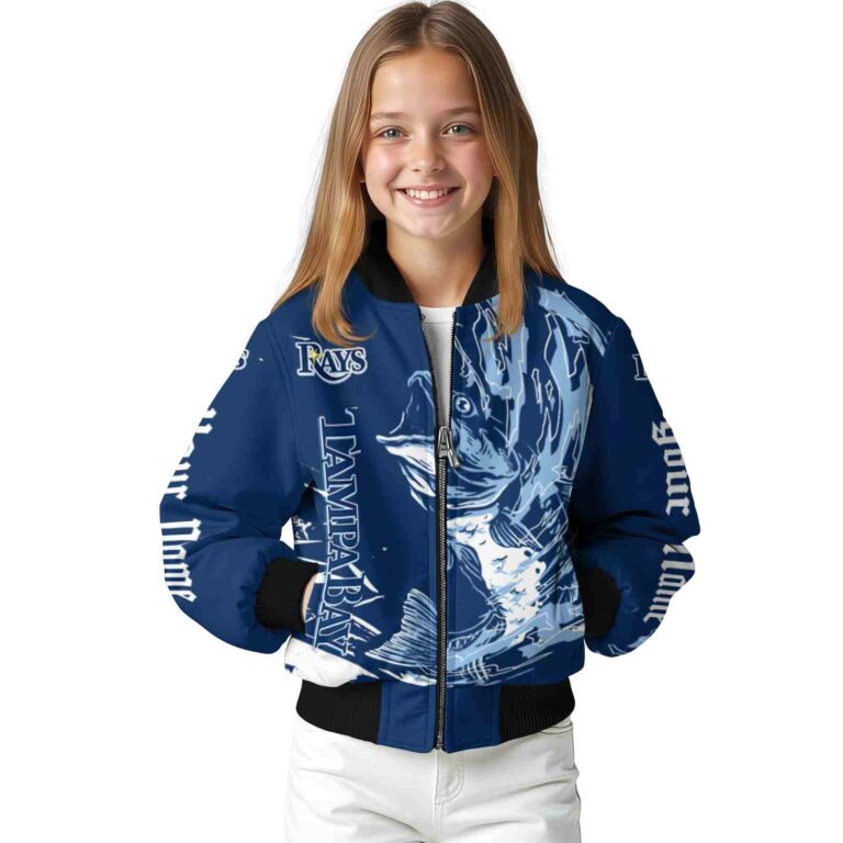 personalized tampa bay rays fishing passion navy white jacket top rated