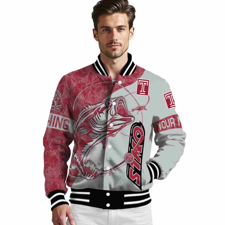 personalized temple owls fishing rod silver jacket high quality