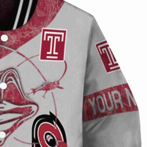 personalized temple owls fishing rod silver jacket premium grade