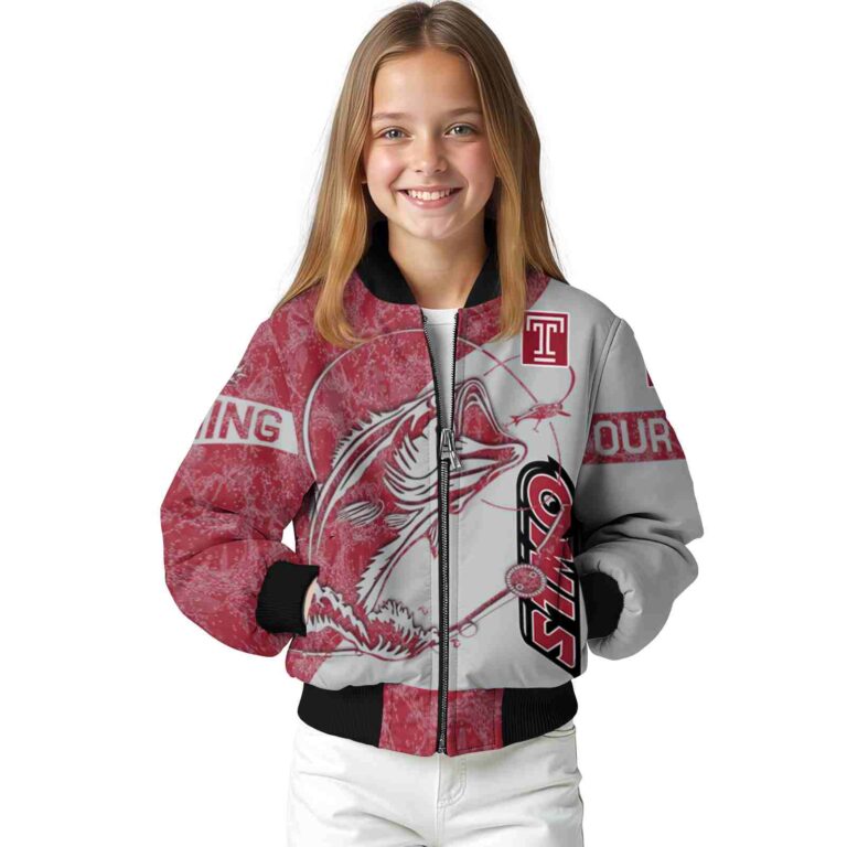 personalized temple owls fishing rod silver jacket top rated