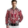 personalized temple owls heart explosion red jacket high quality