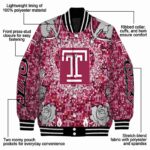 personalized temple owls heart explosion red jacket best selling