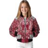 personalized temple owls heart explosion red jacket top rated