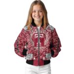 personalized temple owls heart explosion red jacket best selling