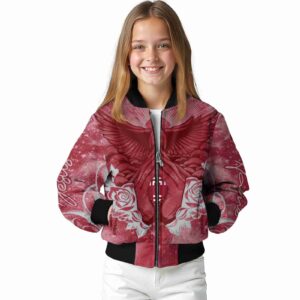 personalized temple owls praying hands red jacket top rated
