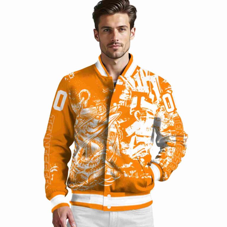 personalized tennessee volunteers fishing art orange jacket high quality
