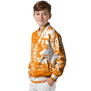 personalized tennessee volunteers fishing art orange jacket trendy