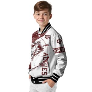 personalized texas am aggies fishing rod white jacket trendy