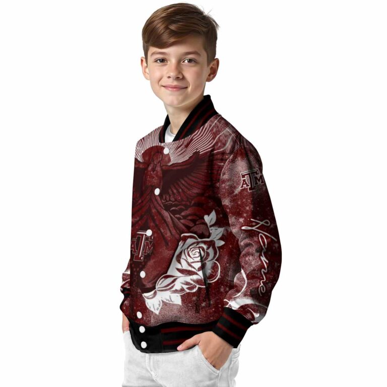 personalized texas am aggies praying hands maroon jacket trendy