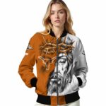 personalized texas longhorns jesus tears orange white jacket best selling